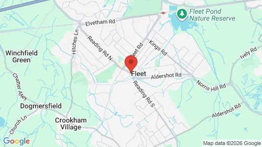 Apartments for rent i Fleet - Hampshire - kort over placeringen