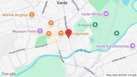 Apartments for rent i Varde - kort over placeringen