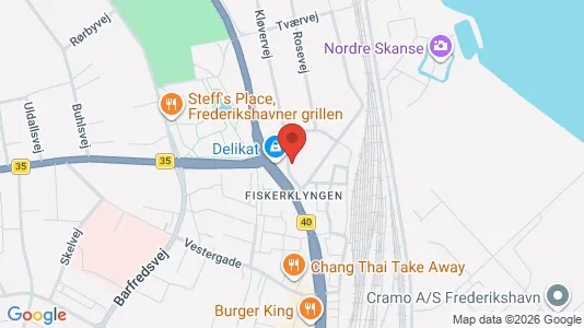 Apartments for rent i Frederikshavn - kort over placeringen
