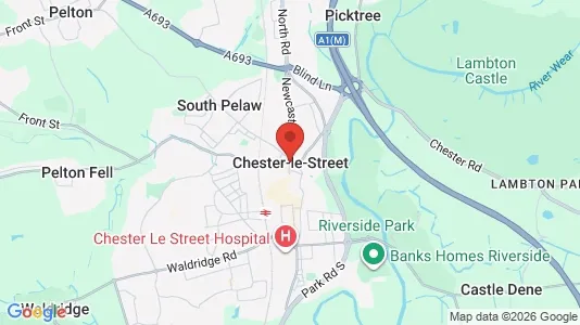 Apartments for rent i Chester le street - County Durham - kort over placeringen