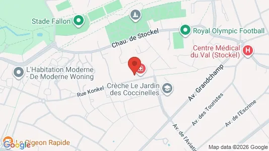 Apartments for rent i Brussels Sint-Lambrechts-Woluwe - kort over placeringen