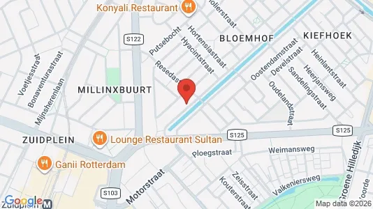 Apartments for rent i Rotterdam Feijenoord - kort over placeringen