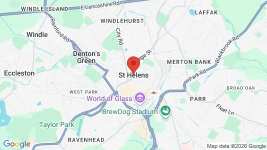 Apartments for rent i St. helens - Merseyside - kort over placeringen