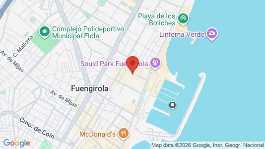 Apartments for rent i Fuengirola - kort over placeringen