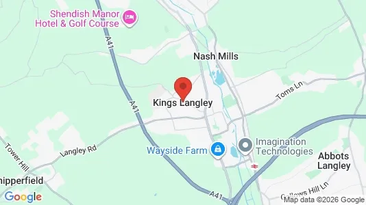 Apartments for rent i Kings Langley - Hertfordshire - kort over placeringen