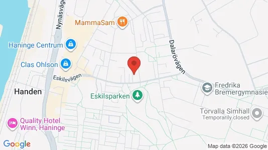 Apartments for rent i Haninge - kort over placeringen