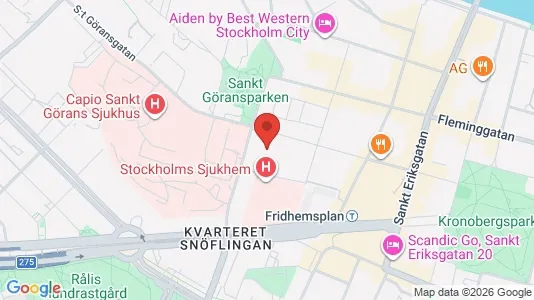 Rooms for rent i Kungsholmen - kort over placeringen