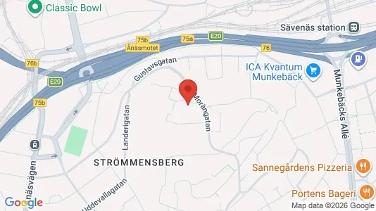 Apartments for rent i Örgryte-Härlanda - kort over placeringen