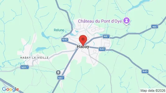 Apartments for rent i Habay - kort over placeringen