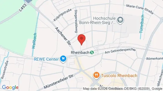 Apartments for rent i Rhein-Sieg-Kreis - kort over placeringen