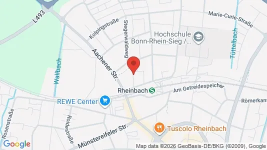 Apartments for rent i Rhein-Sieg-Kreis - kort over placeringen