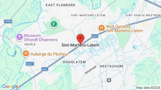 Houses for rent i Sint-Martens-Latem - kort over placeringen