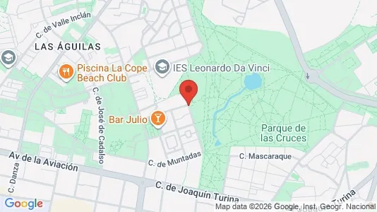 Apartments for rent i Madrid Latina - kort over placeringen