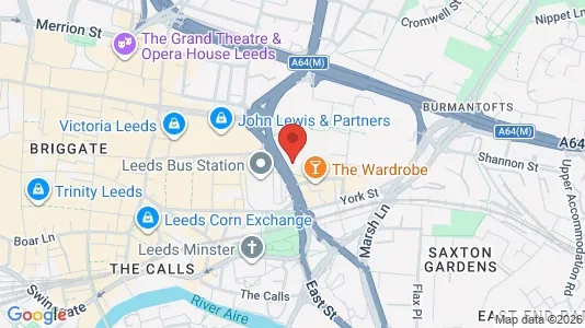 Apartments for rent i Leeds - West Yorkshire - kort over placeringen
