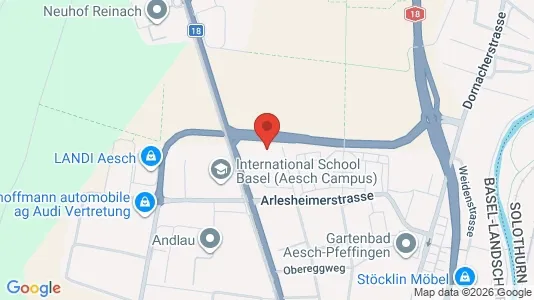 Apartments for rent i Arlesheim - kort over placeringen