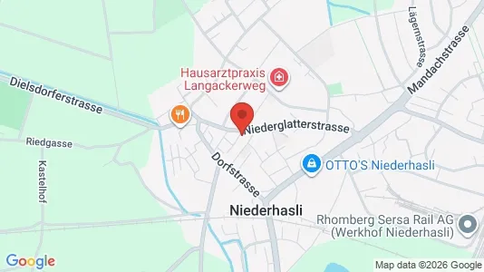 Apartments for rent i Dielsdorf - kort over placeringen