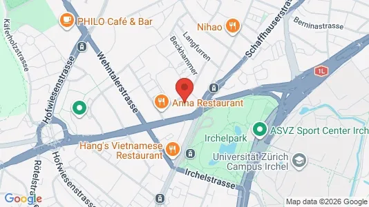 Apartments for rent i Zürich Distrikt 6 - kort over placeringen