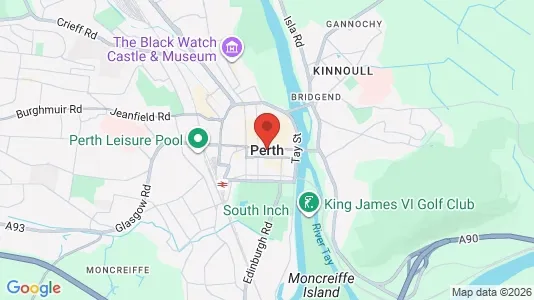 Apartments for rent i Perth - Perthshire - kort over placeringen