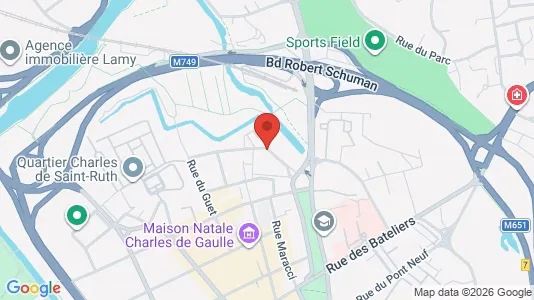 Apartments for rent i Lille - kort over placeringen
