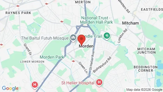 Apartments for rent i Morden - Surrey - kort over placeringen