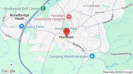 Apartments for rent i Horsham - West Sussex - kort over placeringen
