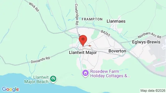 Apartments for rent i Llantwit Major - South Glamorgan - kort over placeringen