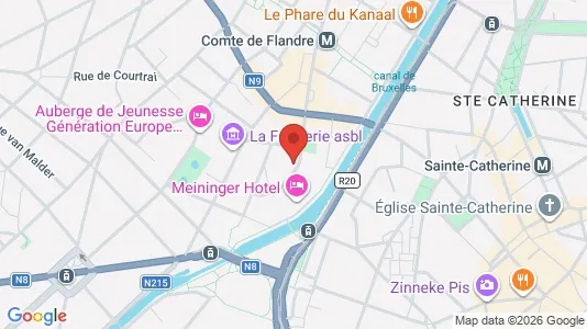 Apartments for rent i Brussels Sint-Jans-Molenbeek - kort over placeringen