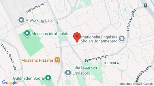 Apartments for rent i Johanneberg - kort over placeringen