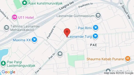 Apartments for rent i Tallinn Kesklinna - kort over placeringen