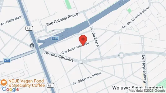 Apartments for rent i Brussels Schaarbeek - kort over placeringen