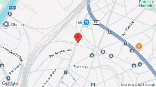 Apartments for rent i Brussels Schaarbeek - kort over placeringen