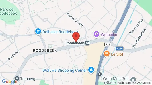 Apartments for rent i Brussels Sint-Lambrechts-Woluwe - kort over placeringen
