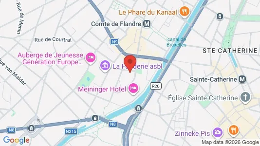 Apartments for rent i Brussels Sint-Jans-Molenbeek - kort over placeringen