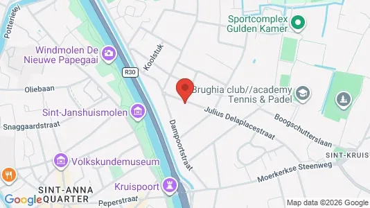Apartments for rent i Brugge - kort over placeringen