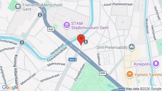 Apartments for rent i Stad Gent - kort over placeringen