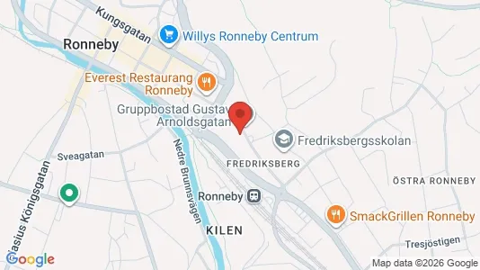 Apartments for rent i Ronneby - kort over placeringen