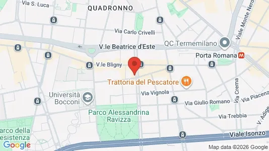 Rooms for rent i Milano Zona 5 - Vigentino, Chiaravalle, Gratosoglio - kort over placeringen