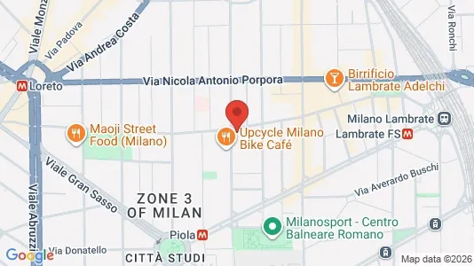 Apartments for rent i Milano Zona 3 - Porta Venezia, Città Studi, Lambrate - kort over placeringen