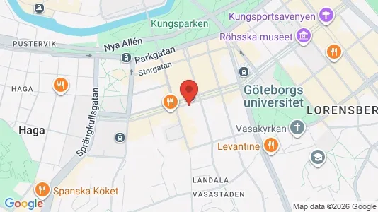 Apartments for rent i Gothenburg City Centre - kort over placeringen