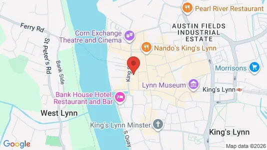 Apartments for rent i King's Lynn - Norfolk - kort over placeringen