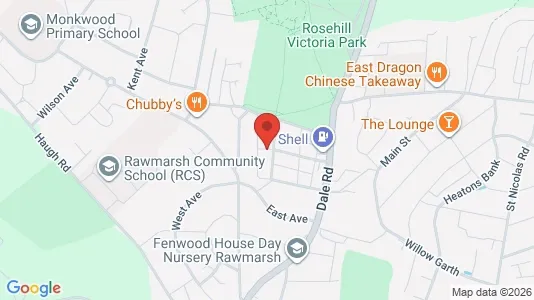 Apartments for rent i Rotherham - South Yorkshire - kort over placeringen