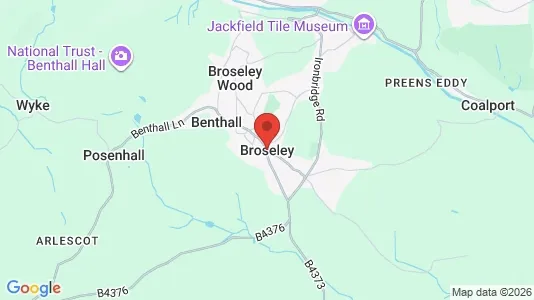 Apartments for rent i Broseley - Shropshire - kort over placeringen