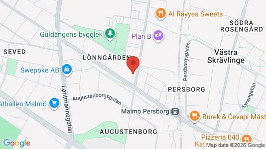 Apartments for rent i Malmö City - kort over placeringen