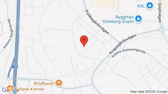 Apartments for rent i Askim-Frölunda-Högsbo - kort over placeringen