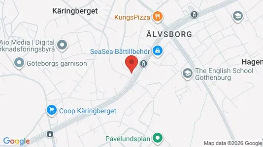 Apartments for rent i Gothenburg West - kort over placeringen