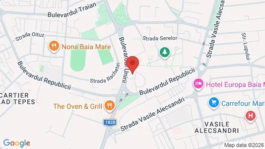 Apartments for rent i Baia Mare - kort over placeringen