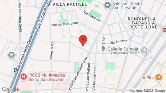 Apartments for rent i Sesto San Giovanni - kort over placeringen
