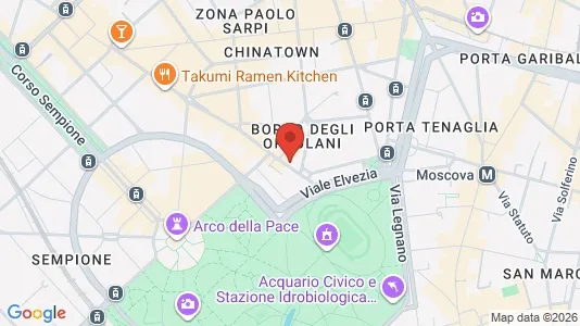 Apartments for rent i Milano Zona 1 - Centro storico - kort over placeringen