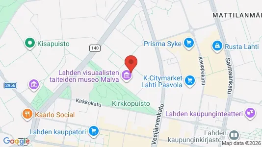 Apartments for rent i Lahti - kort over placeringen