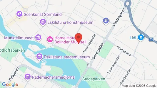 Apartments for rent i Eskilstuna - kort over placeringen